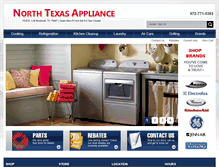 Tablet Screenshot of ntappliance.com